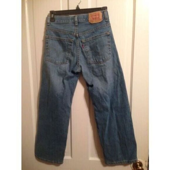 LEVI'S 569 LOOSE STRAIGHT SIZE 10 REG 25X25 BOYS JEANS - Picture 1 of 5